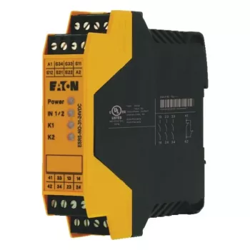 Eaton Relé de seguridad ESR5-NO-31-24VDC 24 V DC 3 NA + 1 NC bornes de tornillo carril DIN