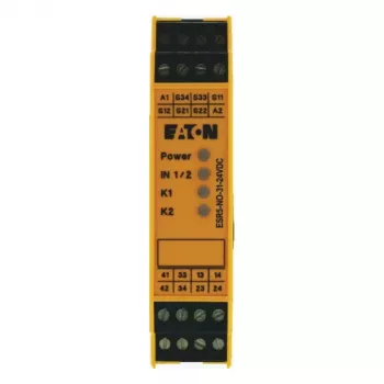 Eaton Relé de seguridad ESR5-NO-31-24VDC 24 V DC 3 NA + 1 NC bornes de tornillo carril DIN