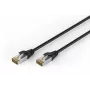 DIGITUS CAT 6A S-FTP cable de conexión para exterior, Cu, PE, 2 m, negro