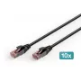 DIGITUS Cable de red de exterior CAT 6 U-UTP, Cu, PE, 10 uds.