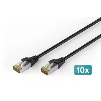 DIGITUS Cable de red outdoor CAT 6A S-FTP, cobre, PE, 10 uds.