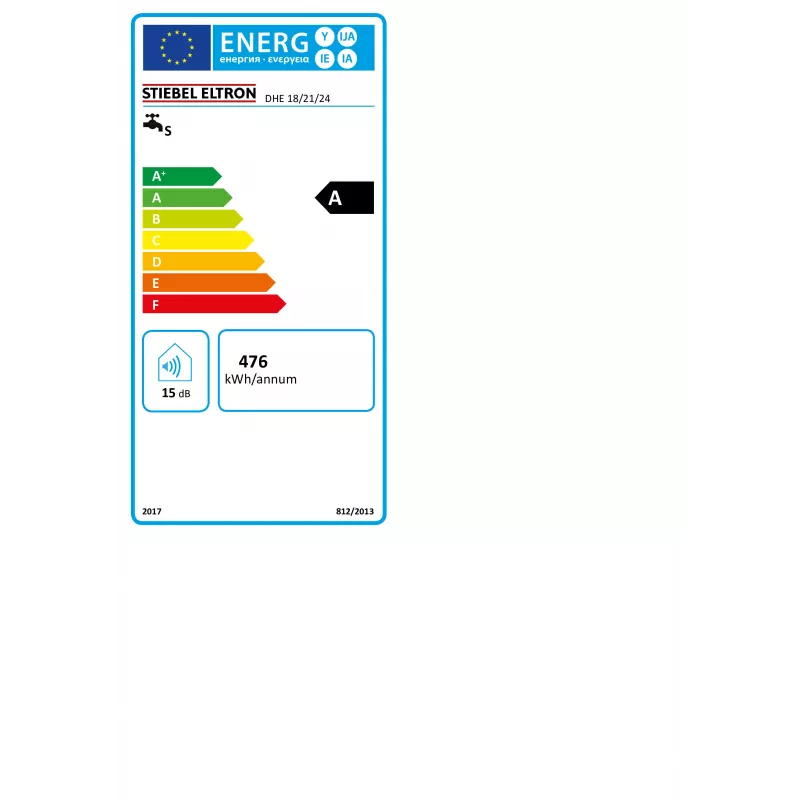 STIEBEL ELTRON STE DHE 18/21/24 Calentador de agua instantáneo totalmente electrónico 18/21/24 kW