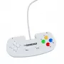 Retro Games The Gamepad White - Mando USB con cable para PC, Mac, ZX Spectrum, THEC64, THEA500 Mini - Cruceta digital, 10 botones, cable de 1,8 m