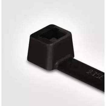 HellermannTyton T18L brida para cables, poliamida 6.6, negro, 205 x 2,5 mm, paquete de 100 (111-02110)