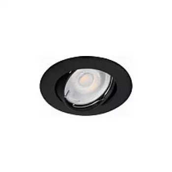 SYNERGY21 LED Foco empotrable Phos orientable redondo negro CCT conmutable 7W 550lm