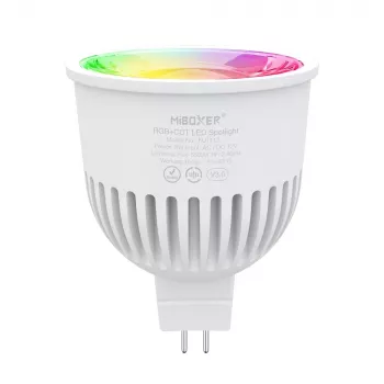 MIBOXER FUT112 LED Retrofit GU5.3/MR16 6W RGB-CCT 2,4GHz Smooth Dim bombilla foco inteligente