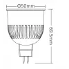 MIBOXER FUT112 LED Retrofit GU5.3/MR16 6W RGB-CCT 2,4GHz Smooth Dim bombilla foco inteligente