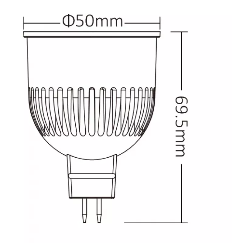 MIBOXER FUT112 LED Retrofit GU5.3/MR16 6W RGB-CCT 2,4GHz Smooth Dim bombilla foco inteligente