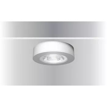 SYNERGY21 LED foco empotrable de techo Spot Helios negro, redondo, marco de superficie (S21-LED-ME008)