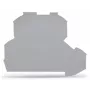 WAGO 2002-2291 placa de cierre - gris - 0,8 mm - 69,7 mm - 51,7 mm - 2,41 g