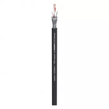 Sommer Cable SC-Primus cable de micrófono, 2 x 0,50 mm², PVC Ø 6,7 mm, negro, por metros (200-0151)