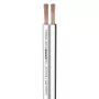 Sommer Cable SC-Prisma cable de altavoz, 2 x 2,50 mm², PVC 9,1 x 4,3 mm, blanco (401-0250-WS)