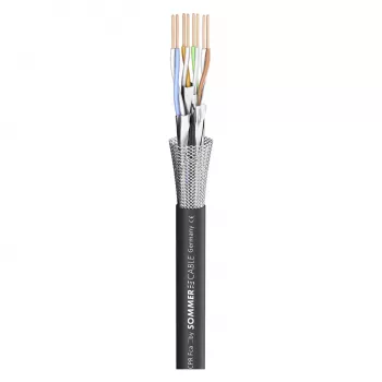 Sommer Cable SC-Mercator cable de red CAT.7 PUR, PUR, Ø 6,4 mm, negro, por metros (581-0071)