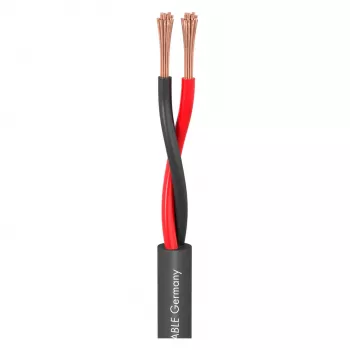 Sommer Cable Meridian Mobile SP215 cable de altavoz 2 x 1,5 mm² PVC negro (venta por metros)