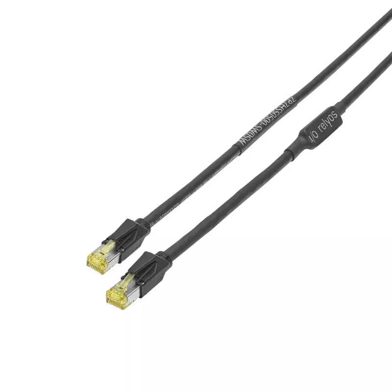 Sommer Cable SC-Mercator CAT.7 PUR cable de red, 8 x 0,14 mm², RJ45 a RJ45, HIROSE, negro, 5 m (P7HS-0500-SW)