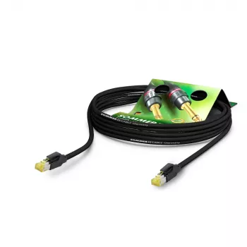 Sommer Cable SC-Mercator CAT.7 PUR cable de red, 8 x 0,14 mm², RJ45 a RJ45, HIROSE, negro, 20 m (P7HS-2000-SW)