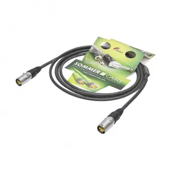 Sommer Cable SC-Mercator CAT.7 PUR cable de red, 8 x 0,14 mm², RJ45 a RJ45, NEUTRIK, negro, 3 m (P7NE-0300-SW)