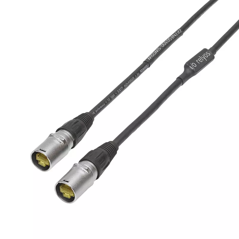 Sommer Cable SC-Mercator CAT.7 PUR cable de red, 8 x 0,14 mm², RJ45 a RJ45, NEUTRIK, negro, 3 m (P7NE-0300-SW)