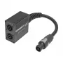 Sommer Cable SPY-N153 conector de altavoz adaptador de audio, recto, antracita