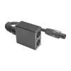 Sommer Cable SPY-N153 conector de altavoz adaptador de audio, recto, antracita