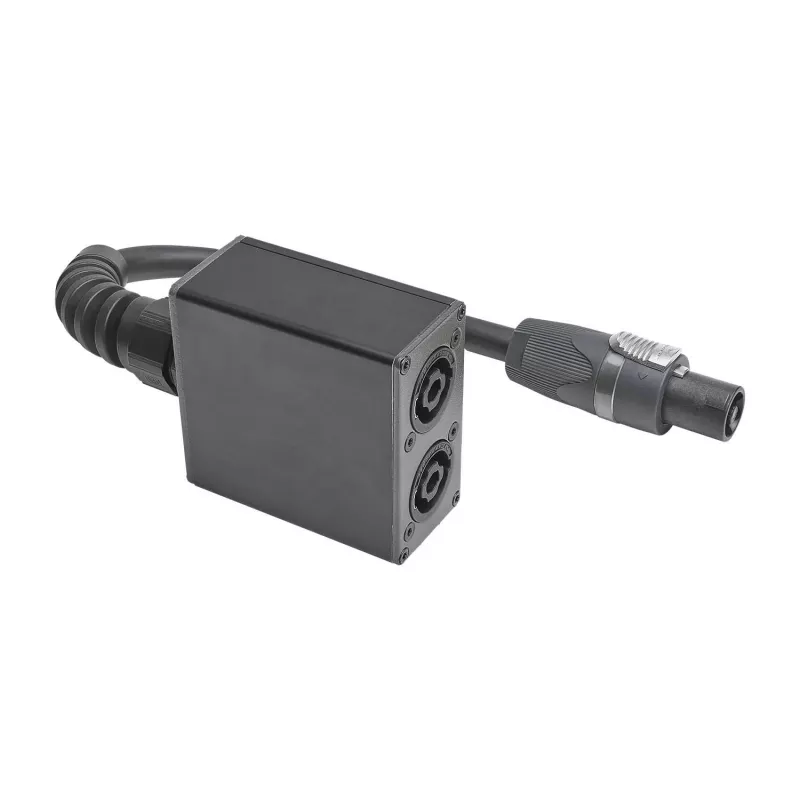 Sommer Cable SPY-N153 conector de altavoz adaptador de audio, recto, antracita
