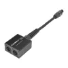 Sommer Cable SPY-N153 conector de altavoz adaptador de audio, recto, antracita