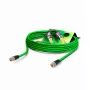 Sommer Cable SC-Slimline (RCB) 75 Ω cable de parcheo de vídeo, conector BNC macho a conector BNC macho, NEUTRIK, verde, 0,3 m (SNGR-0030-GN-SW)