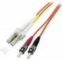 EFB-Elektronik latiguillo dúplex LC-ST 50/125µ OM2 LSZH naranja 2,0 mm 7,5 m