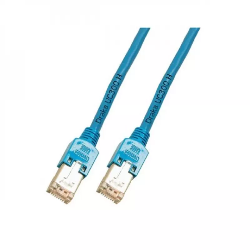 EFB Elektronik cable de conexión RJ45 Cat.5e F/UTP LSZH Draka UC300 TM11, azul, 50 m