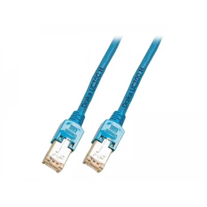 EFB Elektronik cable de conexión RJ45 Cat.5e F/UTP LSZH Draka UC300 TM11, azul, 50 m