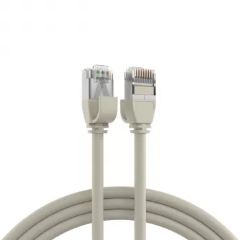 EFB Elektronik cable de parcheo RJ45 Cat.6A U/FTP TPE 4mm Ultraflex gris 3 m