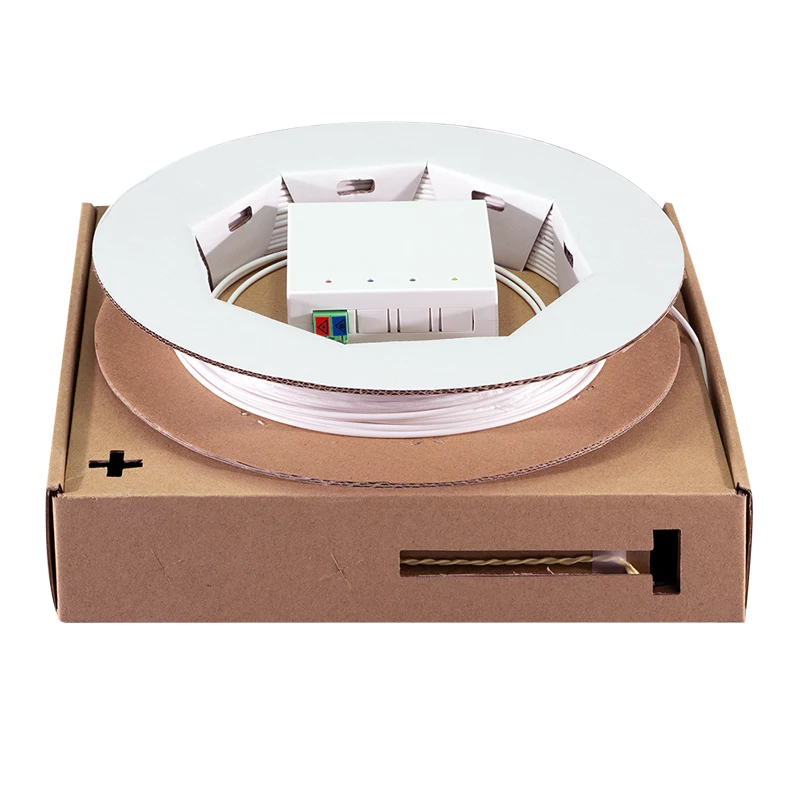 LogiLink FB2LC40 Caja de terminación FTTH con cable drop de 40m, 1x LC/APC, Blanco