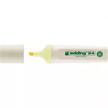 EDDING EcoLine 24 Rotulador fluorescente Amarillo pastel