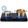 MEDION LIFE placa de inducción doble MD 15324 (negra, 3500 vatios, 2x Ø 20 cm)