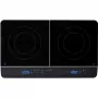 MEDION LIFE placa de inducción doble MD 15324 (negra, 3500 vatios, 2x Ø 20 cm)