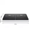 MEDION LIFE placa de inducción doble MD18493 (negra, 3500 vatios, 2x 20 cm)