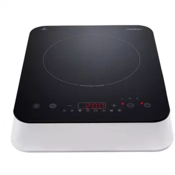 MEDION LIFE placa de inducción MD 18490 (negra/blanca, 2000 vatios)