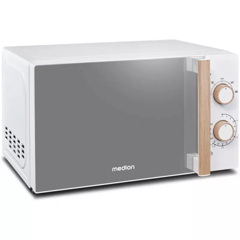 Medion Life MD 10596 microondas solo, 20 L, 700 W, blanco