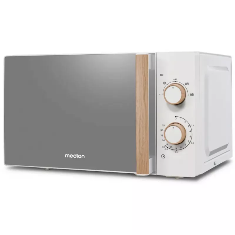 Medion Life MD 10596 microondas solo, 20 L, 700 W, blanco