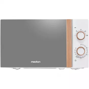 Medion Life MD 10596 microondas solo, 20 L, 700 W, blanco