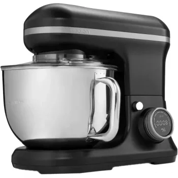 MEDION LIFE robot de cocina digital MD18420 (negro, 1200 W, bol de 5 L, incl. bol para helado)