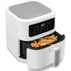 MEDION Air Fryer Life MD 11740 E40 XL (blanco mate, 2150 W, cesta de 5,2 L)