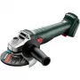 Metabo W 18 7-125 (602371840) amoladora angular a batería, 18 V, 125 mm, verde/negro, herramienta sin batería, en Metabox