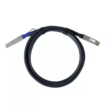 BlueOptics Fortinet FN-CABLE-QSFPDD-DAC-02 Compatible BlueLAN BL292901X2M26 Cable Direct Attach de Cobre QSFP-DD, 400GBASE-CR4, 26 AWG, 2 metros