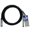 BlueOptics Fortinet FN-CABLE-QSFP28-4SFP28-5 BlueLAN SC282701L5M26 Cable Breakout Direct Attach Pasivo 100GBASE-CR4 QSFP28 a 4x25GBASE-CR SFP28, 5 metros