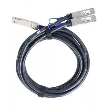 BlueOptics Cisco QDD-2Q200-CU2M BlueLAN Cable Breakout Direct Attach Pasivo 400GBASE-CR8 QSFP-DD a 2x200GBASE-CR4 QSFP56, 2 m