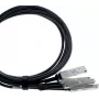 BlueLAN QDD-4ZQ100-CU2M-BL Cable DAC Breakout 400G QSFP-DD a 4x100G QSFP56 2 m
