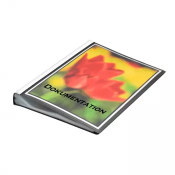 FolderSys Libro de presentación Negro con 50 fundas A4