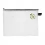 FolderSys Bolsa con cremallera para documentos B5 Transparente