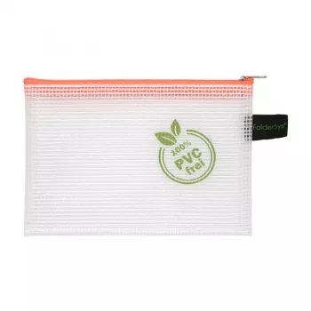 Foldersys Bolsa con cremallera A6 Transparente Polipropileno Funda para documentos